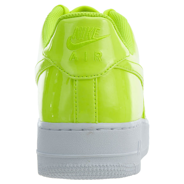 Nike Air Force 1 07 Lv8 Patent Leather Volt Neon Mens Sneaker Style AJ9505-700