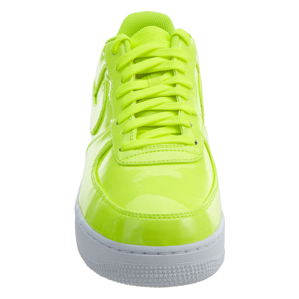Nike Air Force 1 07 Lv8 Patent Leather Volt Neon Mens Sneaker Style AJ9505-700