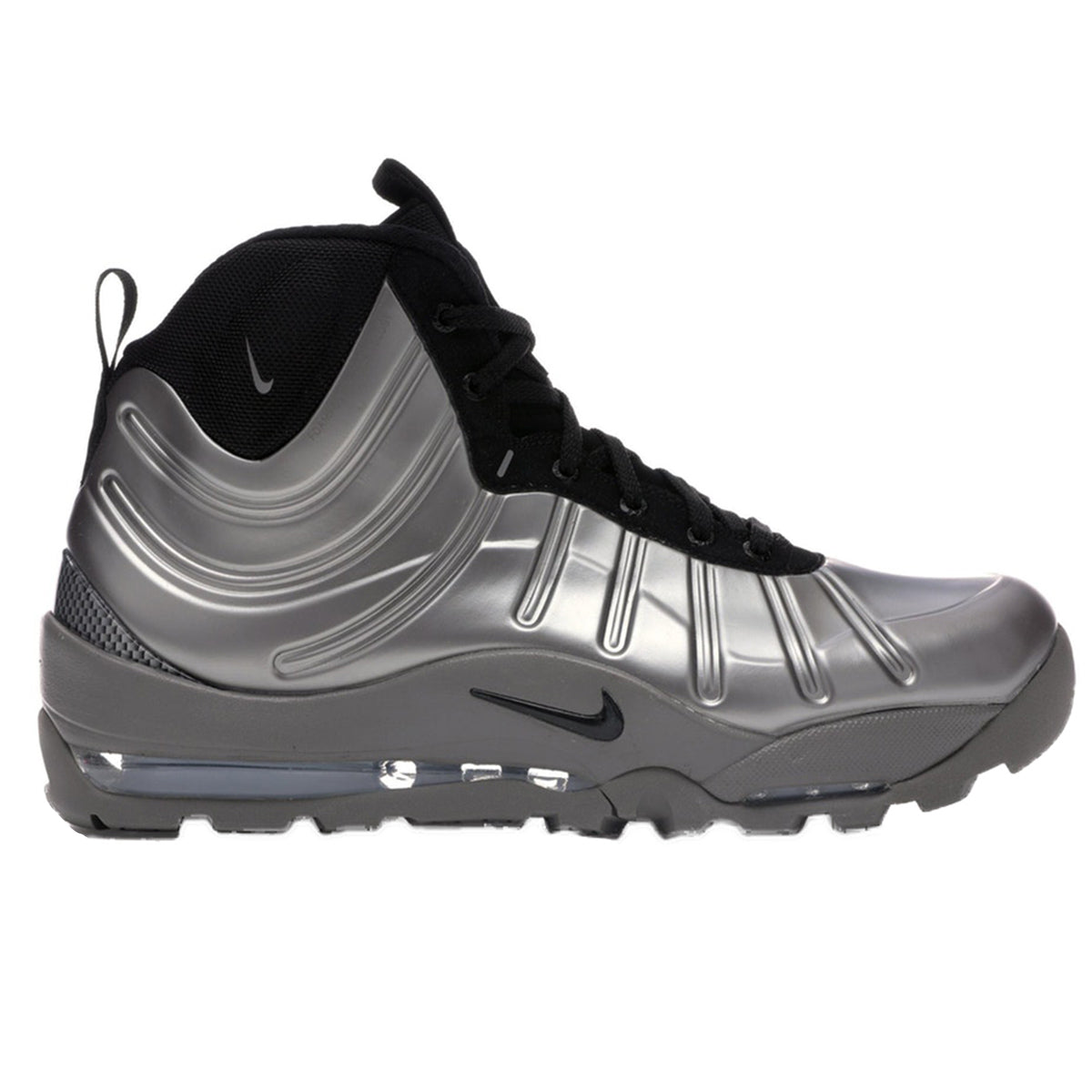 Nike Air Bakin Posite Men's Metallic Black Shoe #618056-002