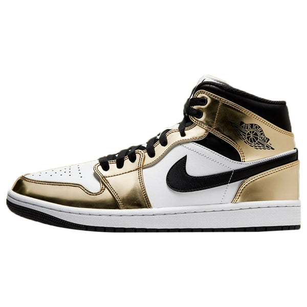 Air Jordan 1 Mid SE (GS) Sneaker DC1420-700 Metallic Gold