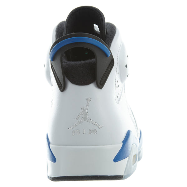 Air Jordan 6 Retro \sport Blue\" -  white Basketball Shoes Mens Style :384664"