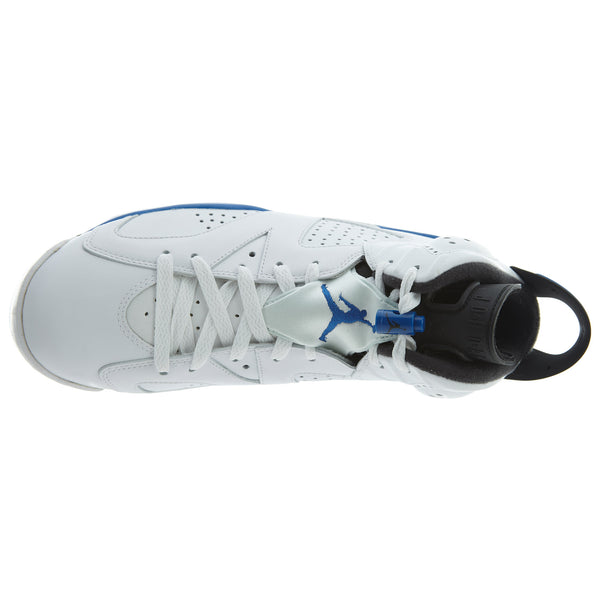 Air Jordan 6 Retro \sport Blue\" -  white Basketball Shoes Mens Style :384664"