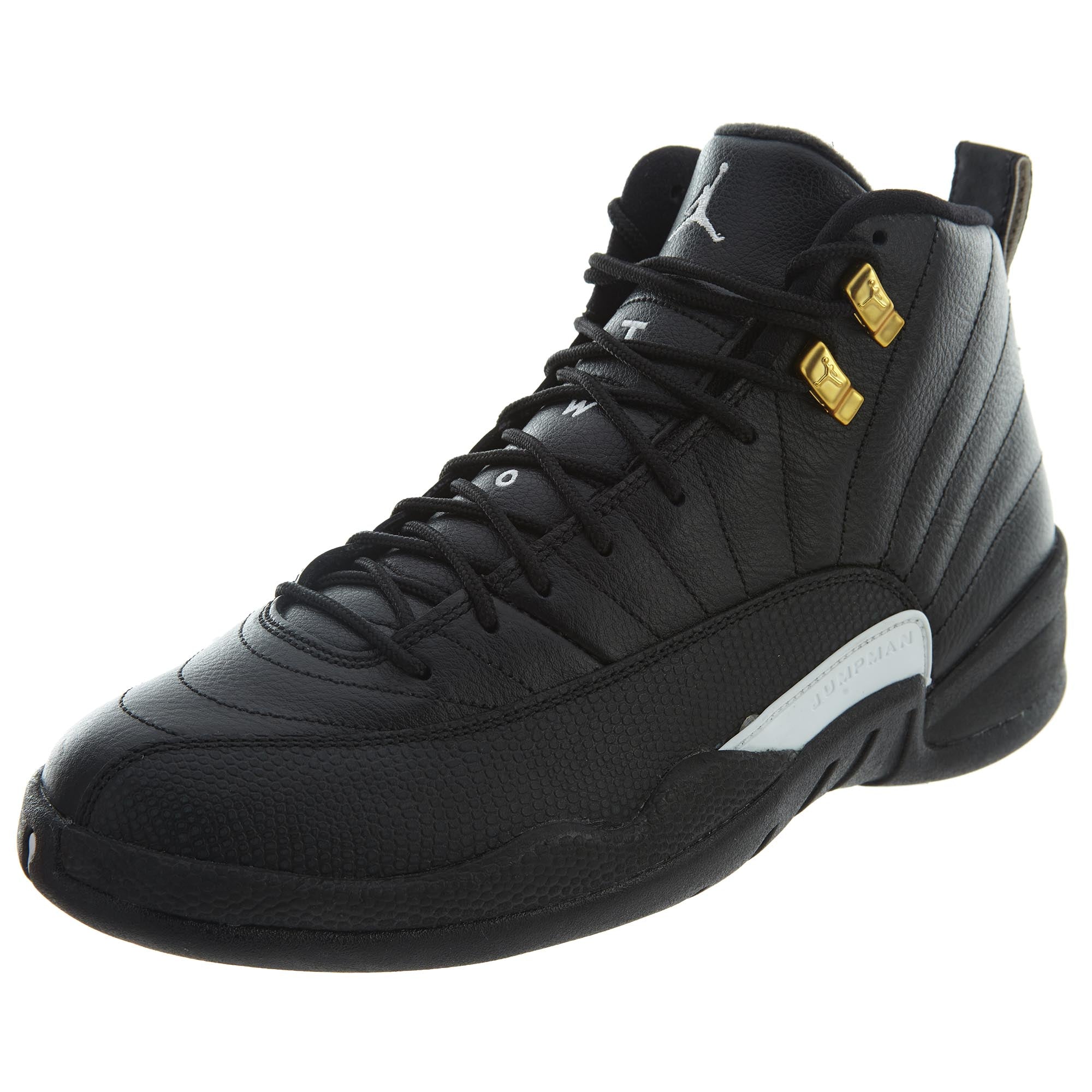 Air Jordan 12 Retro Black/Gold Basketball Shoes Men's Style #130690-013