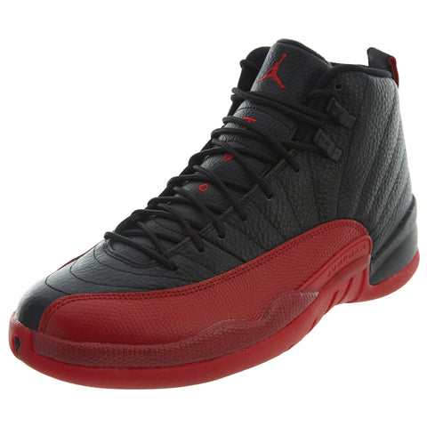 Air Jordan 12 Retro Black/red Basketball Shoes Men's Style  #130690-002