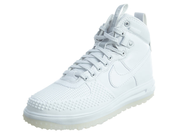 Nike Lunar Force 1 Duckboot Triple White  Mens Style 805899-101