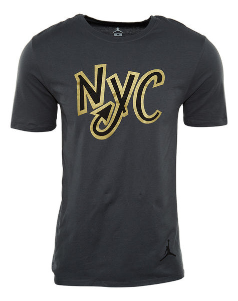 Jordan AJ 10 NY City Grey T-shirt #820206-021