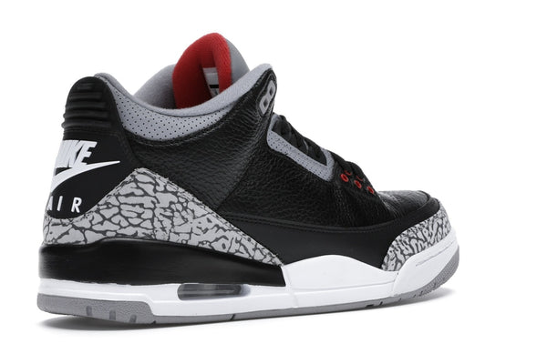 Jordan 3 Retro Black Cement 2018 Mens Sneaker Style# 854262-001
