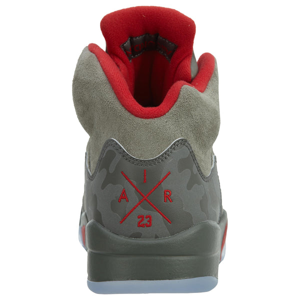 Jordan 5 Retro P51 Camo- Dark Stucco/University Basketball Shoes Mens Sneaker Style 136027-051