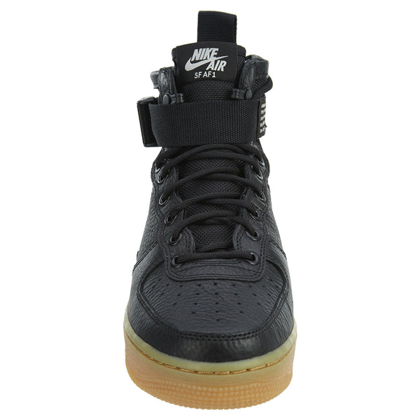 Nike SF Air Force 1 Mid Black Gum Light Brown Womens Style :AA3966-002