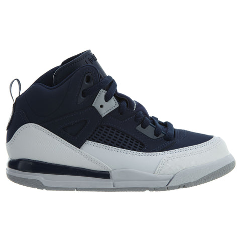 Jordan Spizike Midnight Navy Silver Shoes Boys / Girls Style :317700
