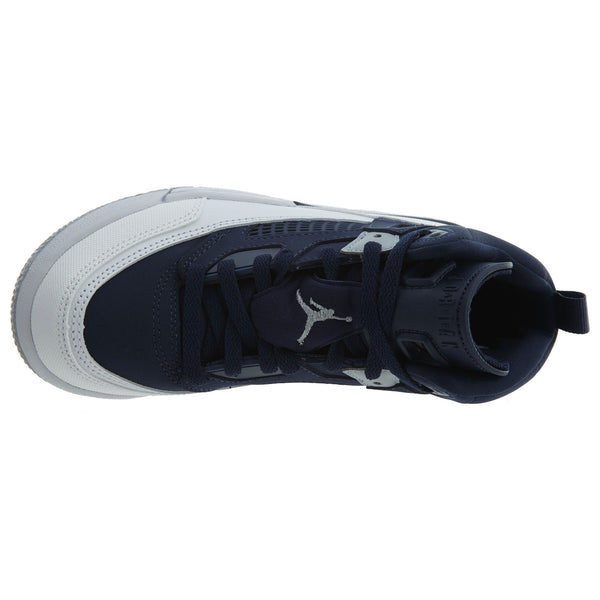Jordan Spizike Midnight Navy Silver Shoes Boys / Girls Style :317700