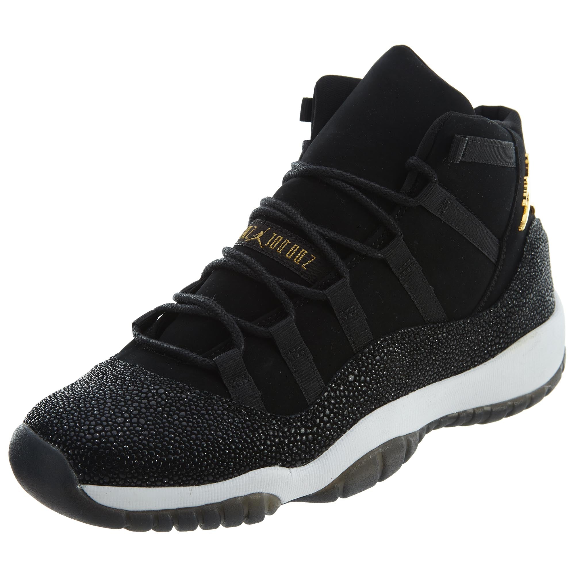 Jordan 11 Retro Heiress Black Stingray (Gs) Basketball Shoes