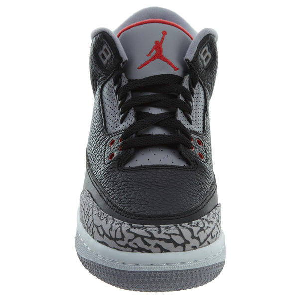 Jordan 3 Retro Black Cement 2018 Basketball Shoes Big Kids Style : 854261-001