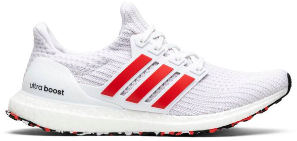 Adidas Ultra Boost White Red Men's Running Shoes #DB3199