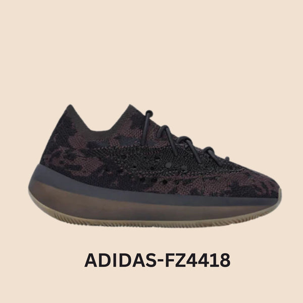 Adidas Yeezy Boost 380 Kids "Onyx Non Reflective" Big Kids Style# FZ4418