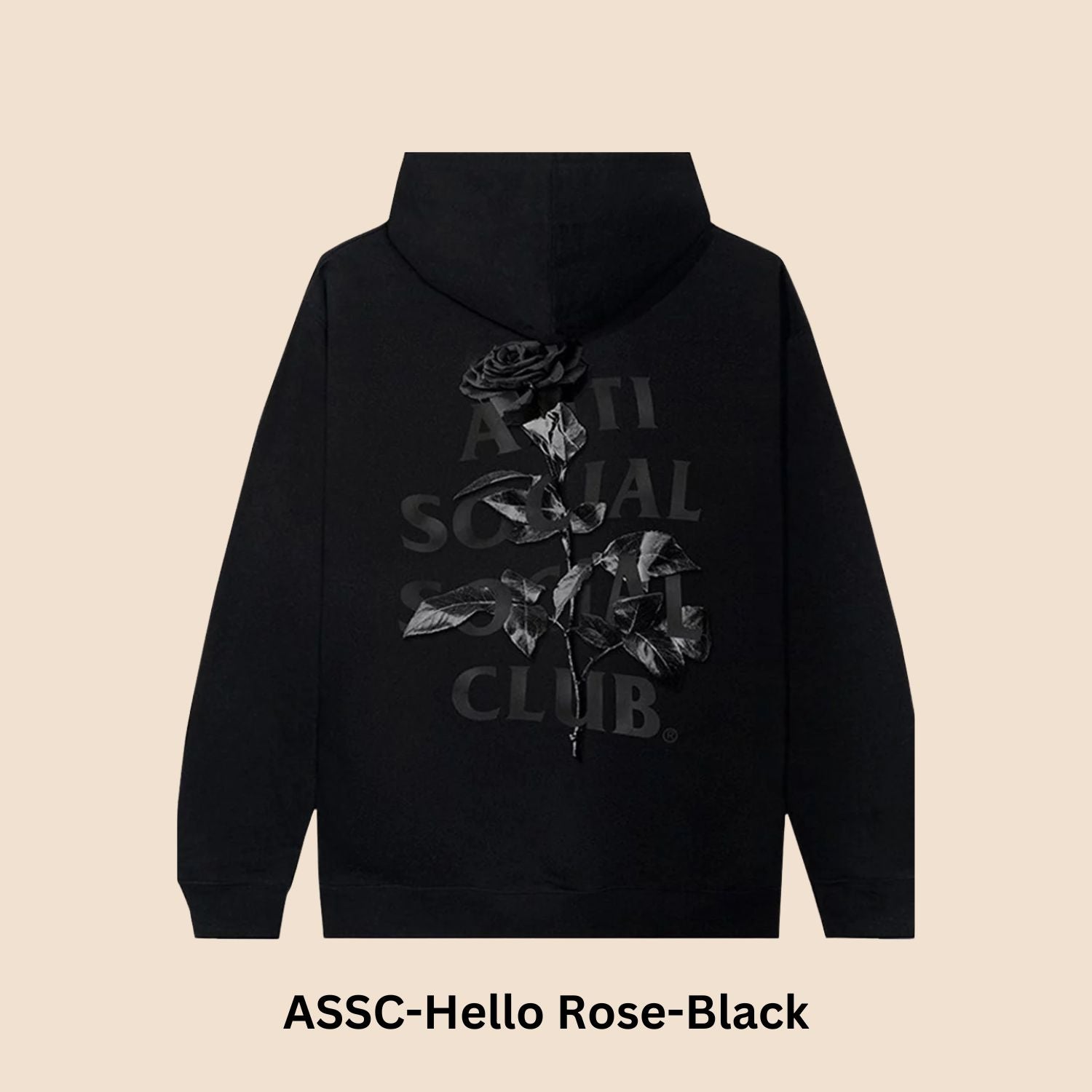 Anti Social Social Club "Hello Rose" Style# ANTI-HELLO ROSE-BLK
