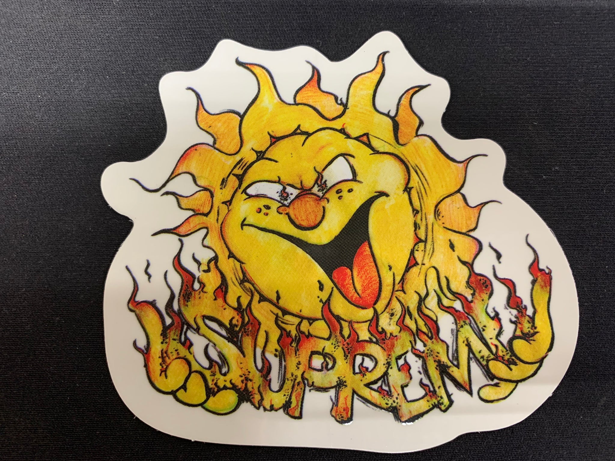 Supreme Sun Sticker