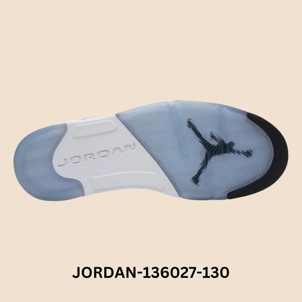 Air Jordan 5 Retro "Metallic White" Men's Style# 136027-130