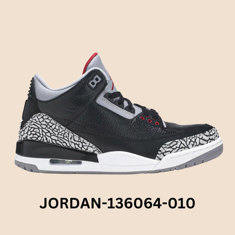 Air Jordan 3 Retro "Black Cement" Style# 136064-010