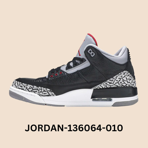 Air Jordan 3 Retro "Black Cement" Style# 136064-010