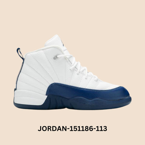 Air Jordan 12 Retro "French Blue" Pre School Style# 151186-113