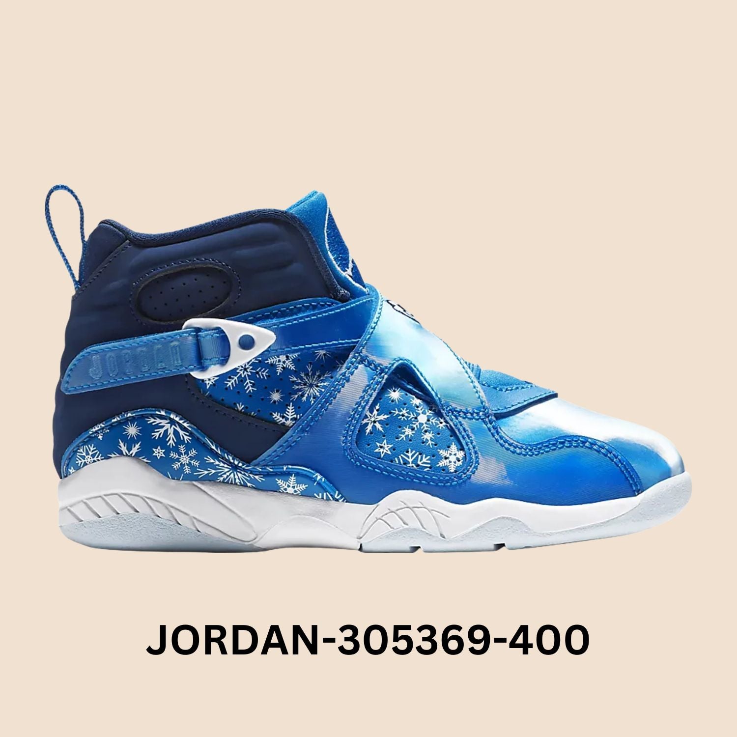 Air Jordan 8 Retro "Snowflake" Pre School Style# 305369-400