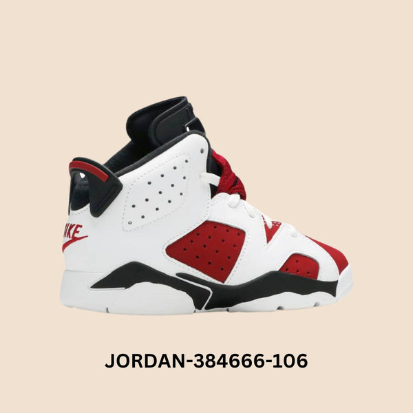 Air Jordan 6 Retro "Carmine" Pre School Style# 384666-106