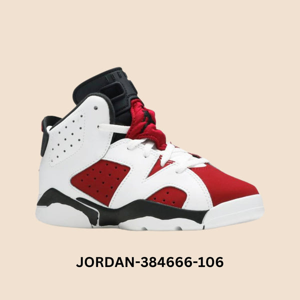 Air Jordan 6 Retro "Carmine" Pre School Style# 384666-106