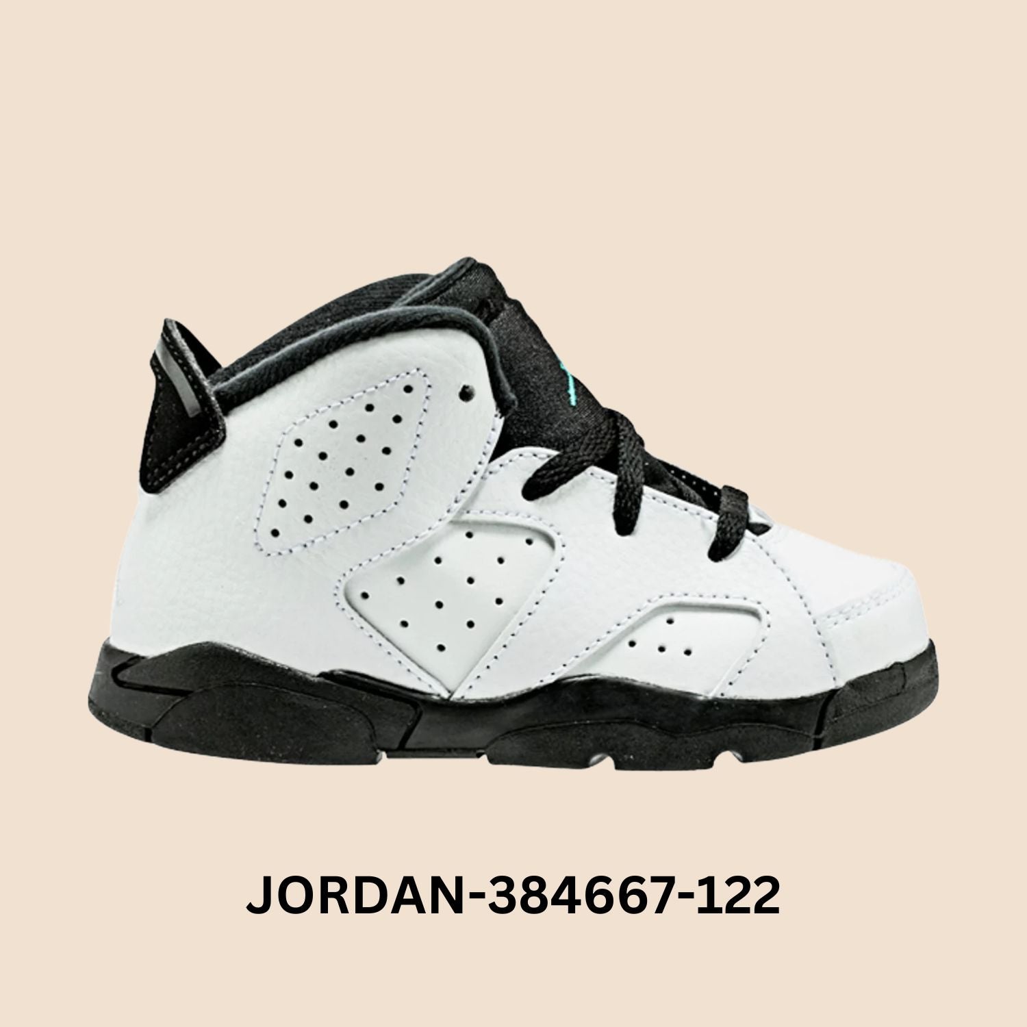 Air Jordan 6 Retro BT "Hyper Jade" Toddlers Style# 384667-122