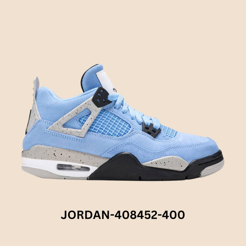 Air Jordan 4 Retro "University Blue" Grade School Style# 408452-400