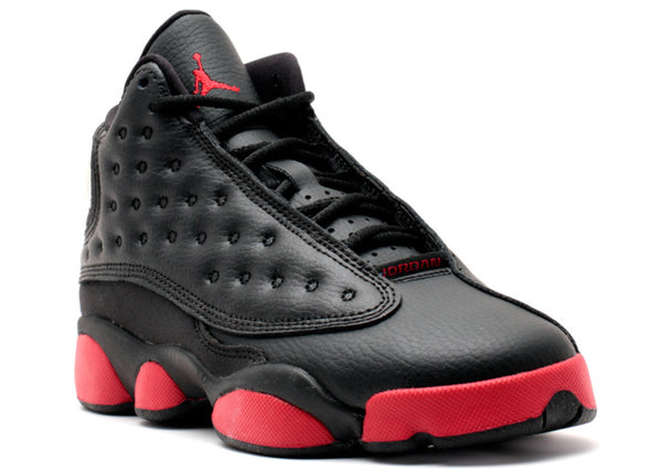 Jordan Air 13 Retro BG Black/Red Basketball Shoes Kid's Style #414574-033