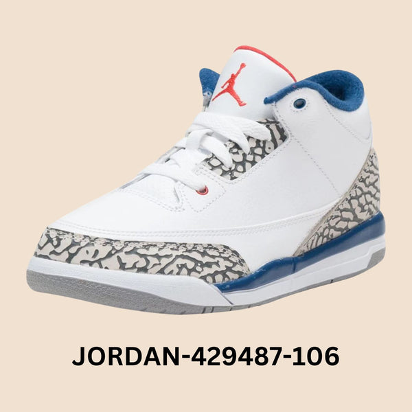 Air Jordan 3 Retro "True Blue" Pre School Style# 429487-106