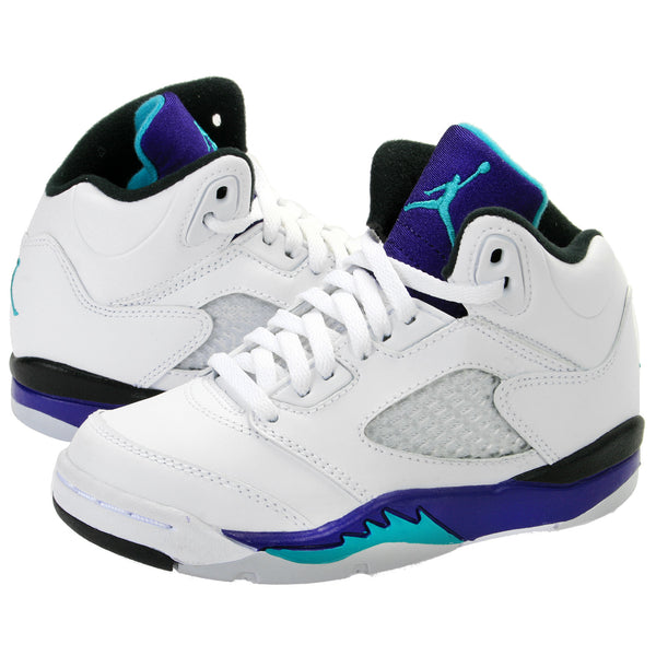 Jordan 5 Retro (ps) \grape\" Basketball Shoes Boys / Girls Style :440889"