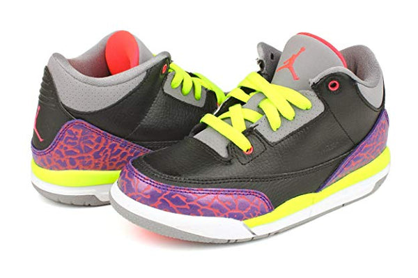 Jordan Girls 3 Retro (Ps) Basketball Shoes Little Kids Style 441141