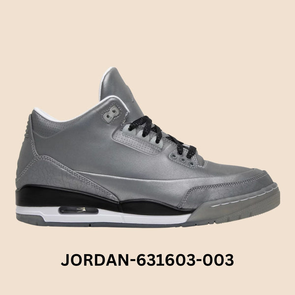AIR JORDAN 3 5LAB3 "REFLECTIVE SILVER" Men's Style# 631603-003