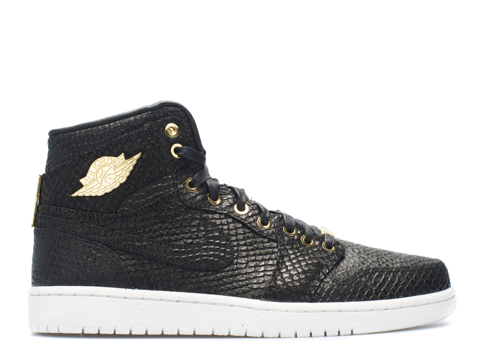 Jordan 1 Retro Pinnacle Men's Black Shoes # 705075-030