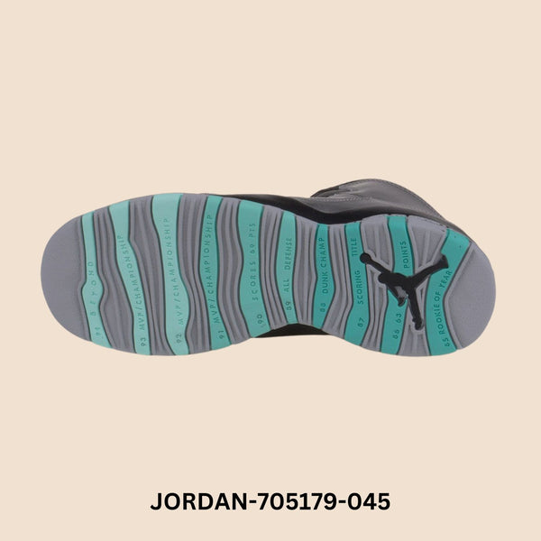 Air Jordan 10 Retro BG Grade School Style# 705179-045
