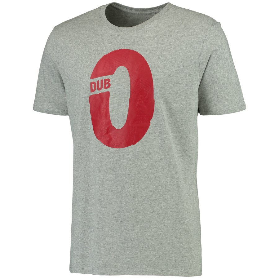 Men's Jordan Grey Dub Zero 1 T-Shirt#801586-063