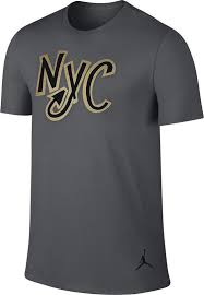 Jordan AJ 10 NY City Grey T-shirt #820206-021
