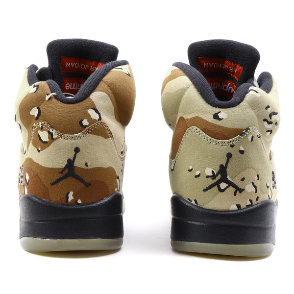 Air Jordan 5 Retro Supreme Basketball Shoes Men's Style #824371-201