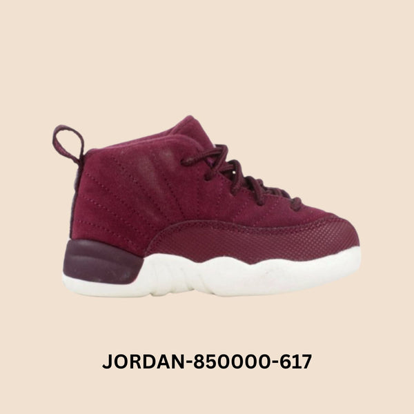 Air Jordan 12 Retro "Bordeaux" Toddlers Style# 850000-617