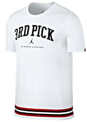 Air Jordan 3Rd Pick White T Shirt # 862425-100