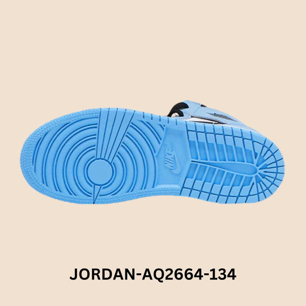 Air Jordan 1 Retro High OG "University Blue" Pre School Style# AQ2664-134
