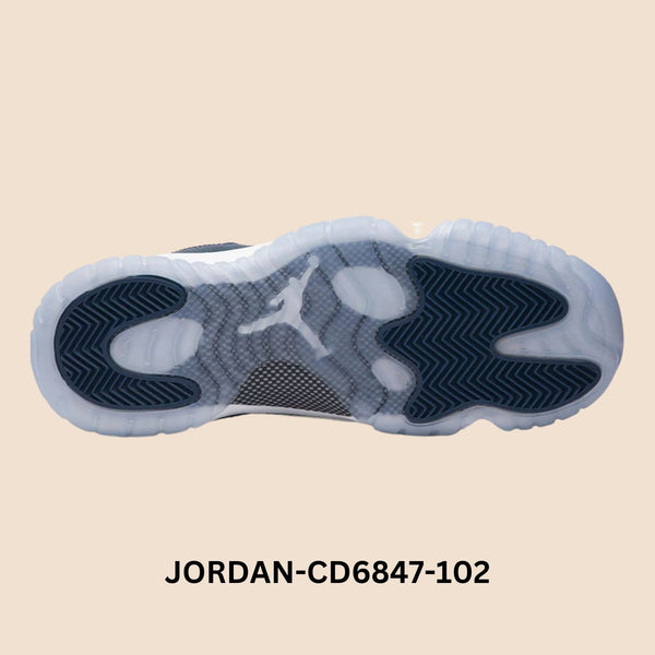 Air Jordan 11 Retro Low "Navy Snakeskin" Grade School Style# CD6847-102
