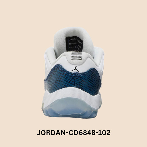 Air Jordan 11 Retro Low "Navy Snakeskin" Pre School Style# CD6848-102