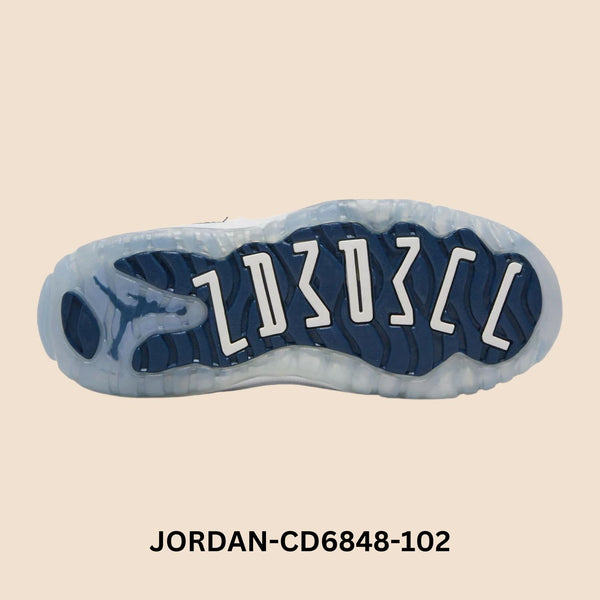 Air Jordan 11 Retro Low "Navy Snakeskin" Pre School Style# CD6848-102