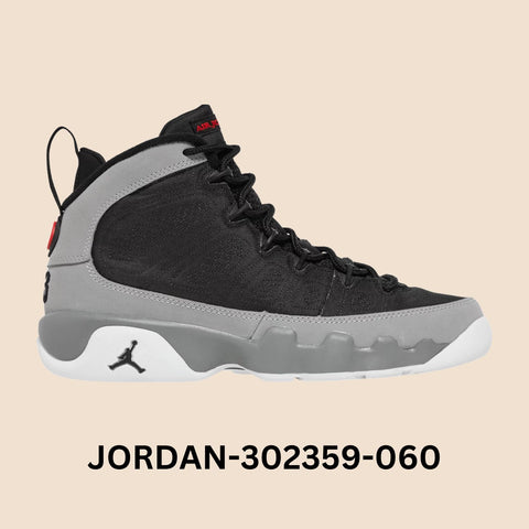 Air Jordan 9 Retro "Particle Grey" Grade School Style# 302359-060