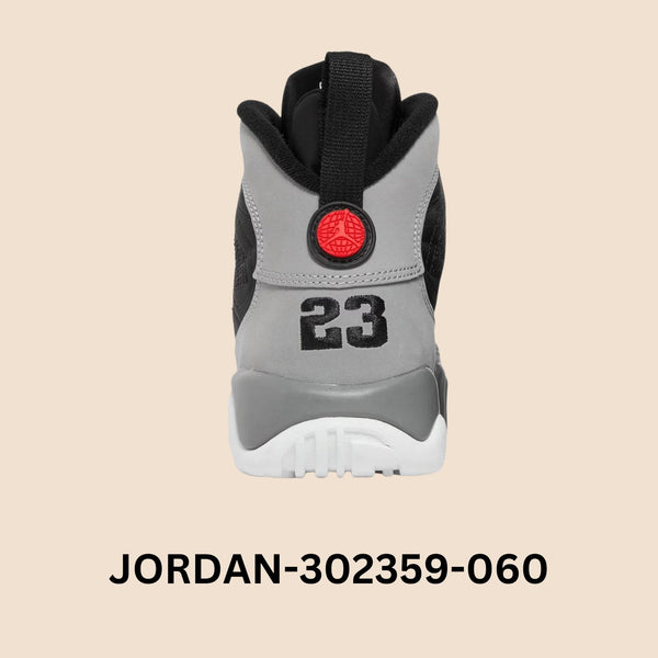 Air Jordan 9 Retro "Particle Grey" Grade School Style# 302359-060