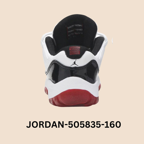 Air Jordan 11 Retro Low "Concord Bred" Pre School Style# 505835-160