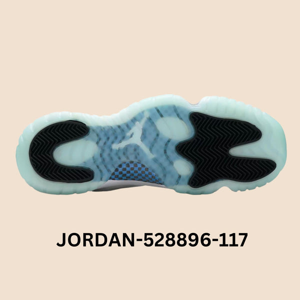 Air Jordan 11 Retro Low "Legend Blue" Grade School Style# 528896-117
